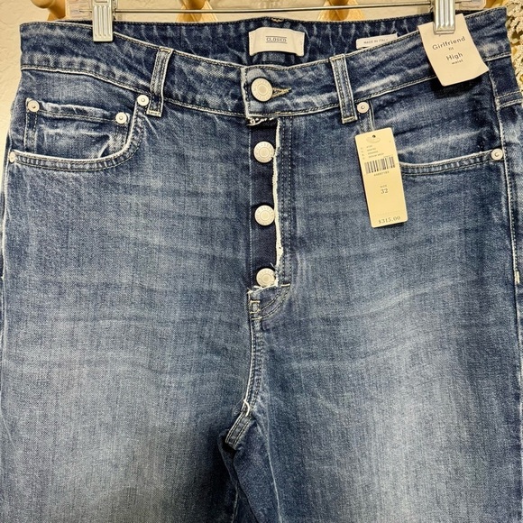 Anthropologie NWT Closed “Day” Girlfriend Fit High Waisted Jeans Size 32 - Picture 3 of 4